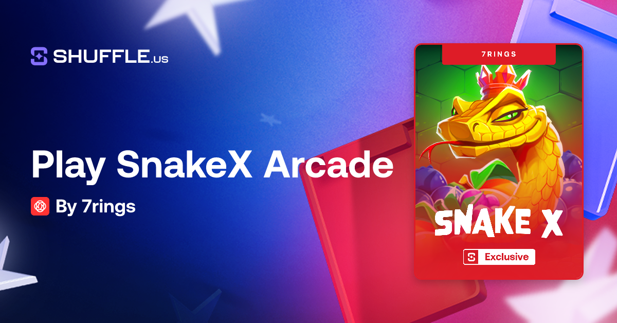 Play SnakeX Arcade Gambling Game by 7rings | Shuffle.us | The #1 Free ...